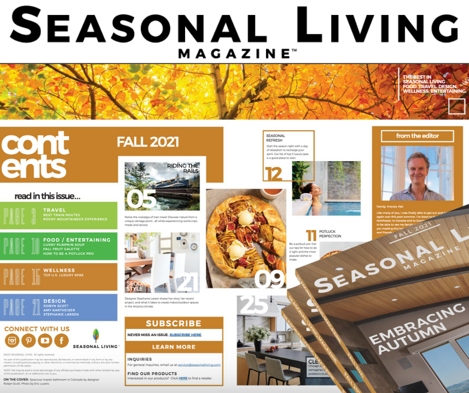 Seasonal Living Magazine Fall 2021 Is Live! Seasonal Living