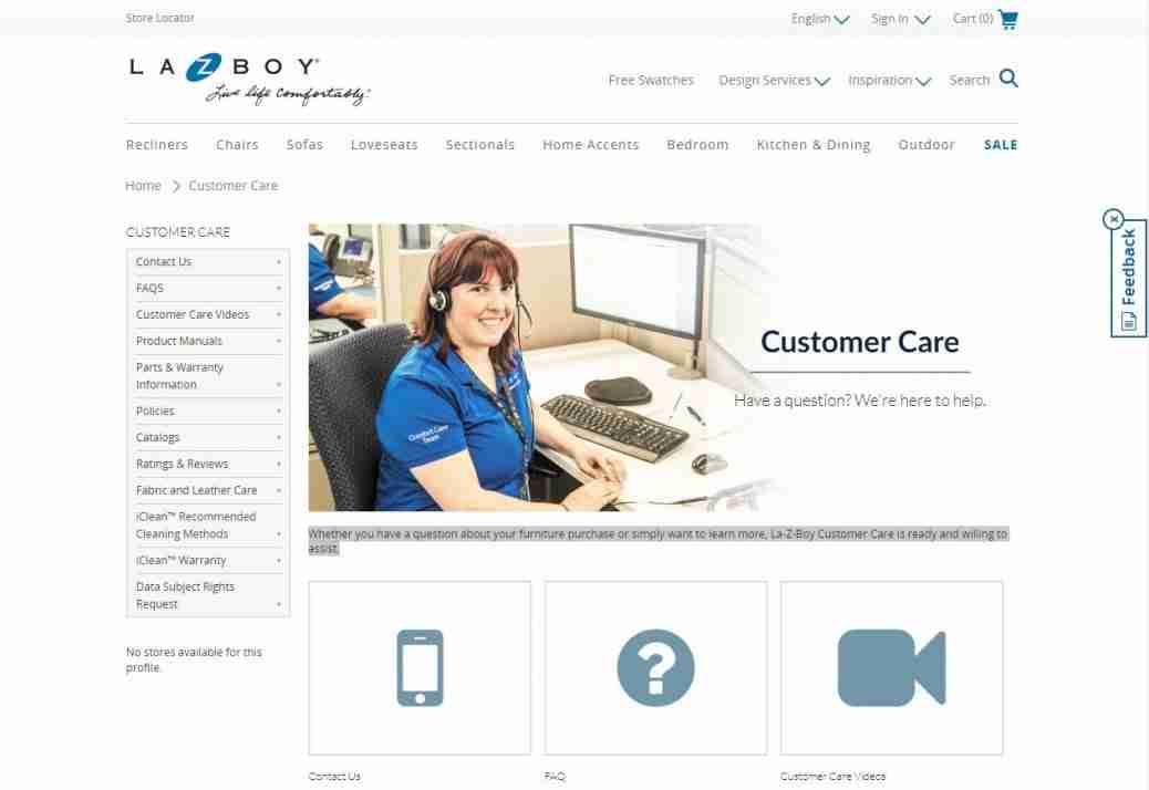 LaZBoy customer service phone number, hours & reviews