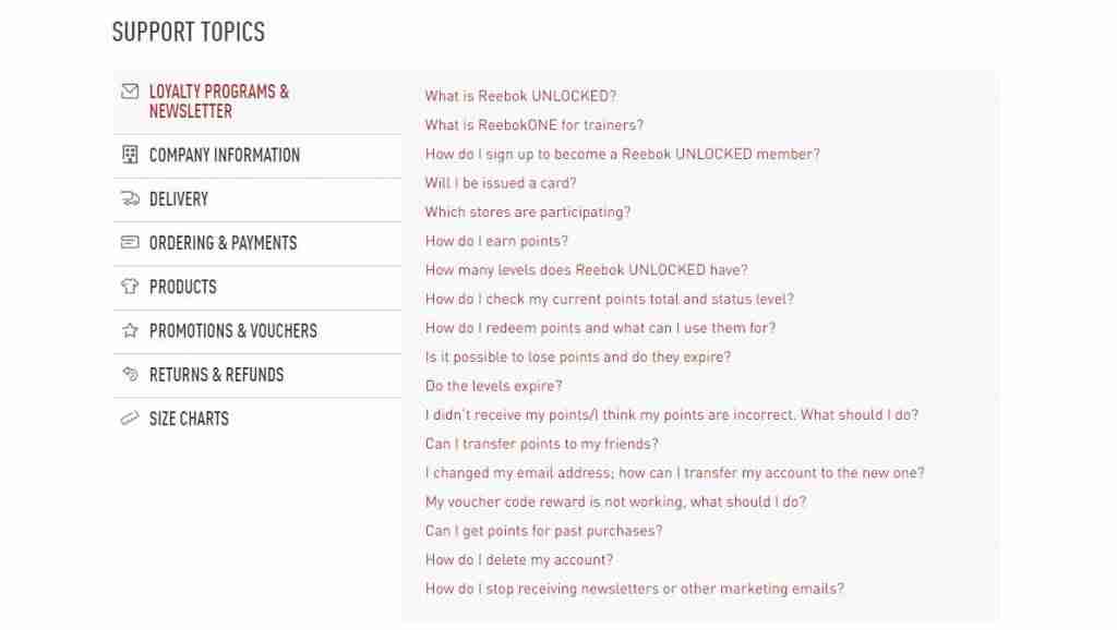 Reebok customer service phone number, hours & reviews