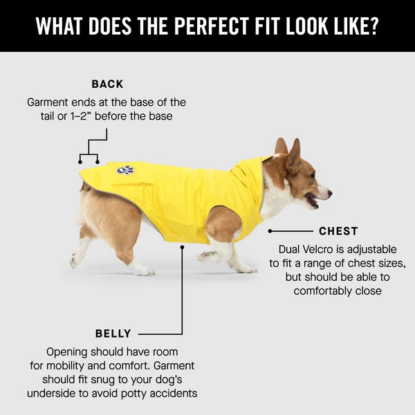 Torrential Tracker Cute Dog Raincoat Canada Pooch