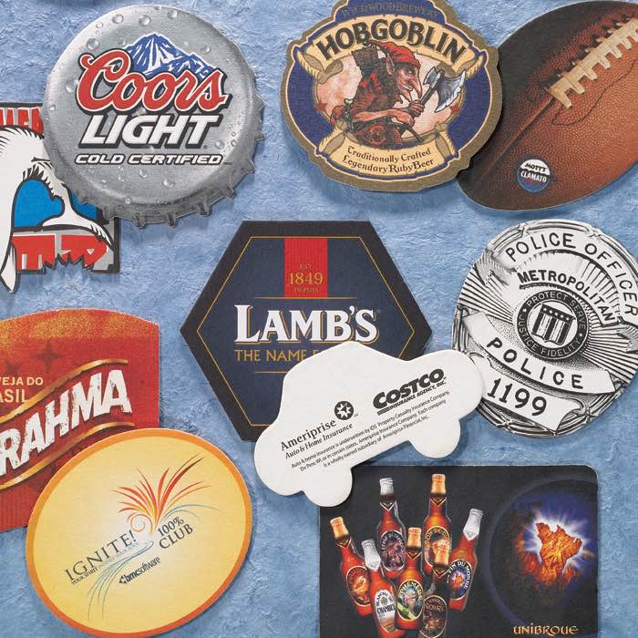 Coasters Plus Special Shapes of Custom Printed Coasters