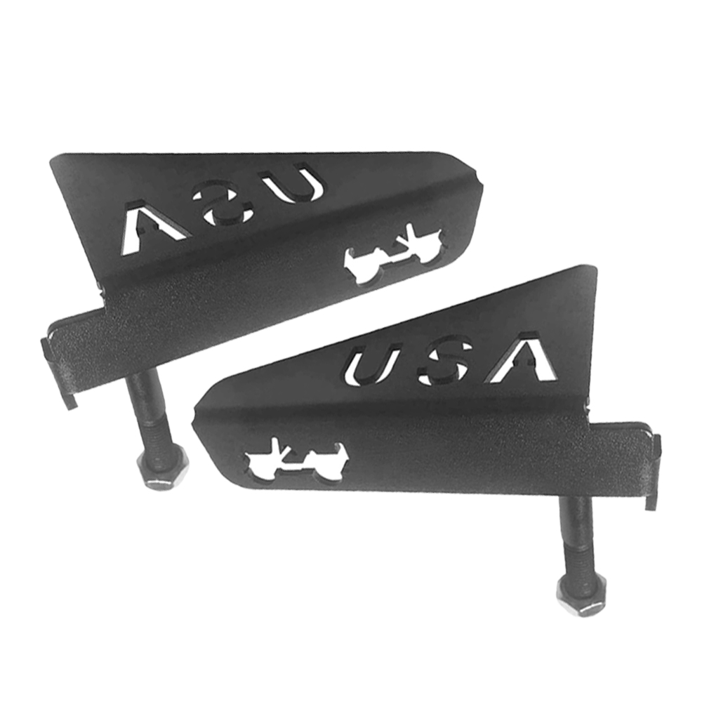 Doxmall Pair JK JKU Foot Pegs USA Style Black Footrest Pedal for 2007