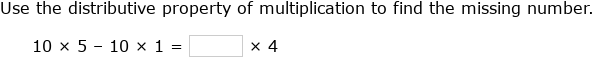 IXL Distributive property find the missing factor
