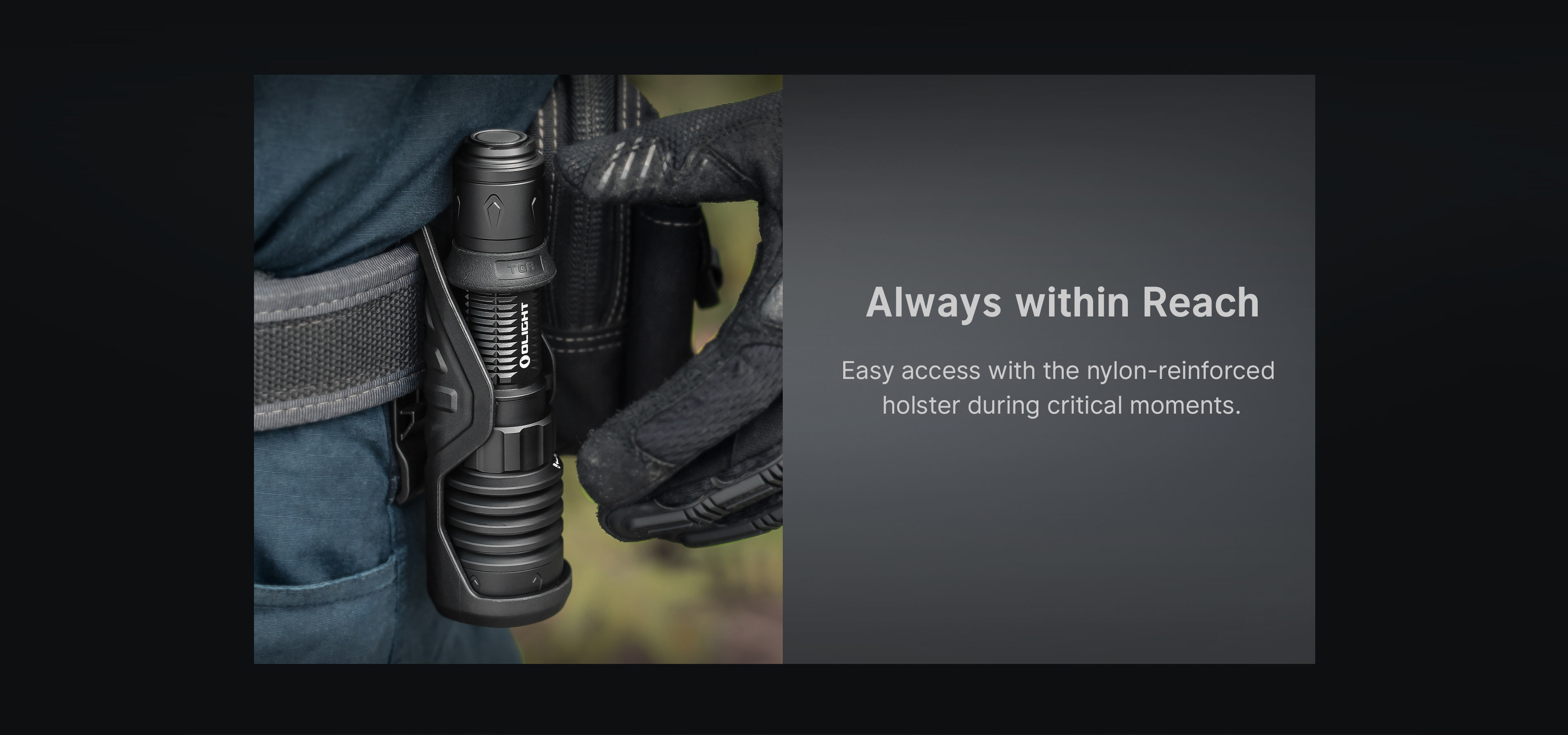 Olight Warrior X 4 High-Performance USB-C Rechargeable Tactical Flashlight