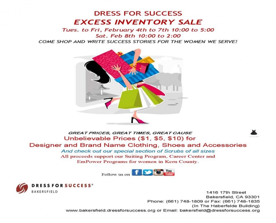 Dress for Success Bakersfield Winter Clearance Sale