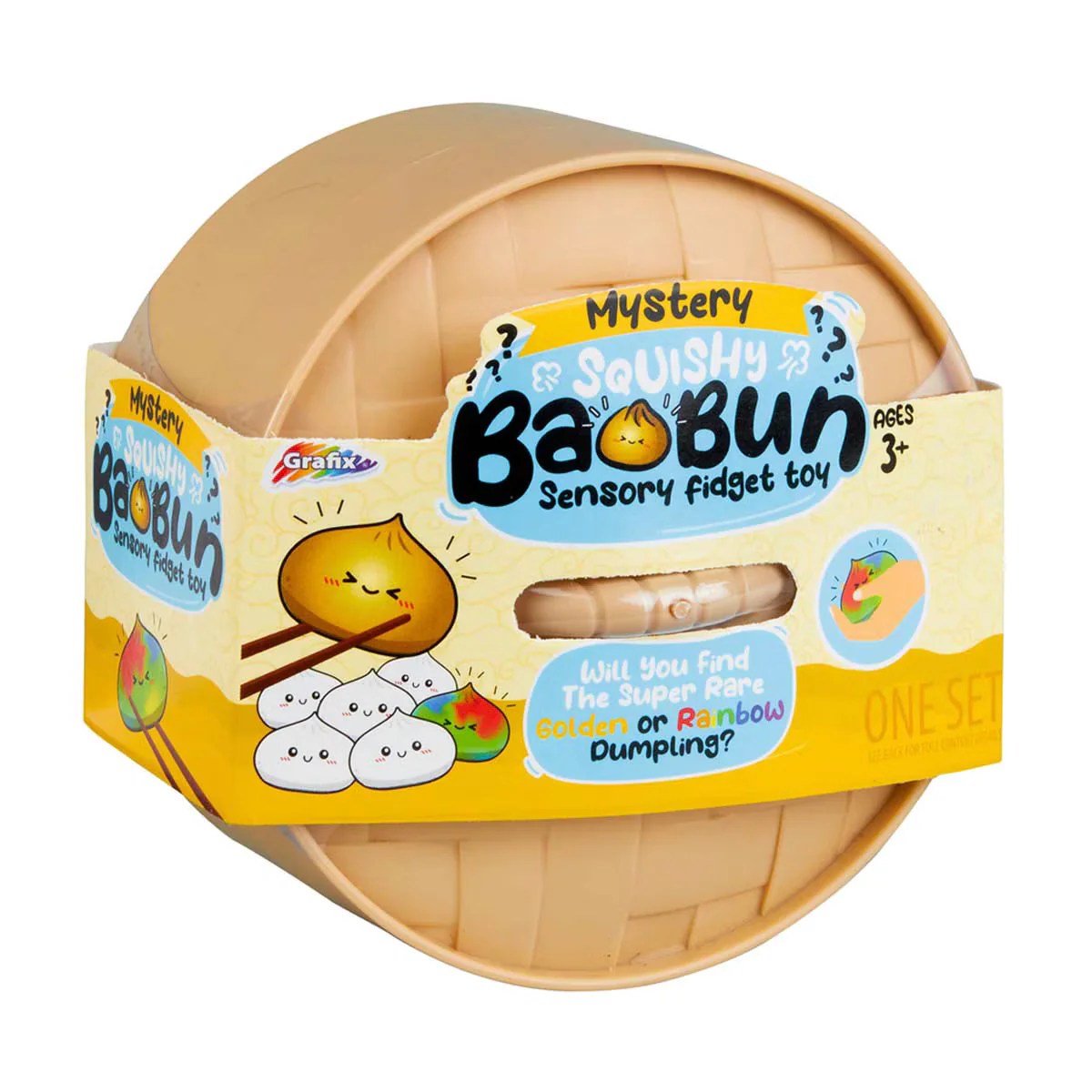 Dumpling Squishy Mystery Bun Fidget Toy Showcase