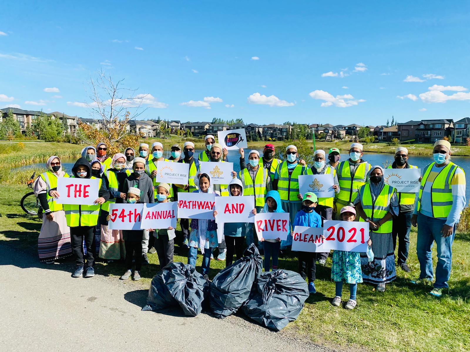 Calgary Bohras Volunteer for Annual City CleanUp The Dawoodi Bohras