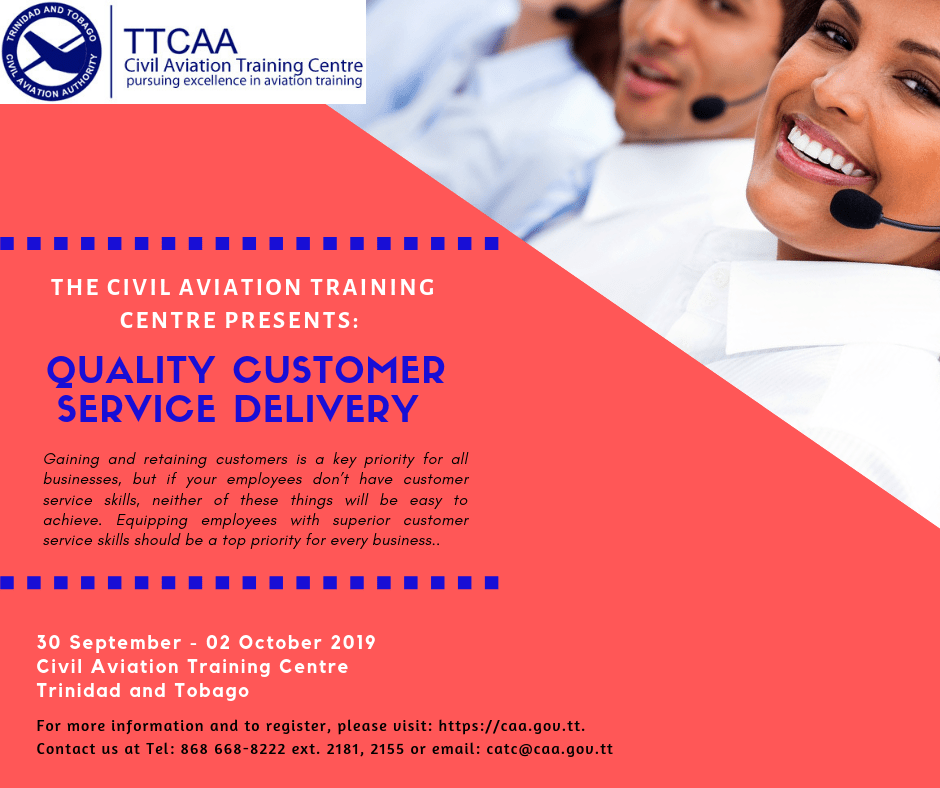 CustomerService2019SepOct Trinidad and Tobago Civil Aviation