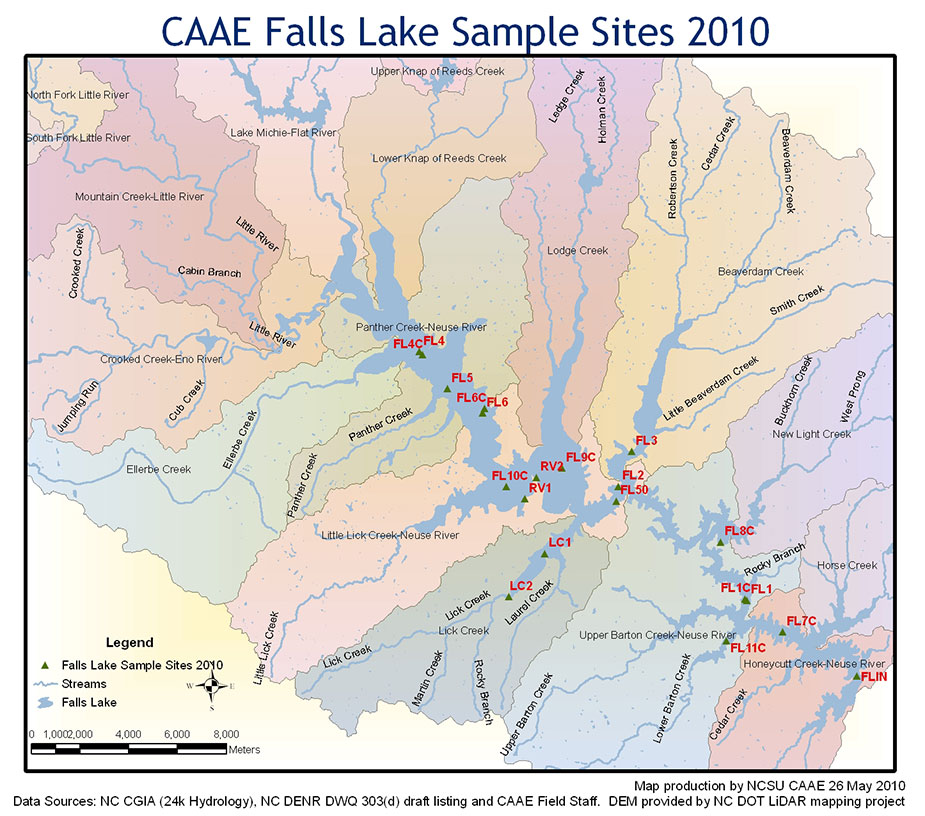 North Carolina Reservoirs Center for Applied Aquatic Ecology