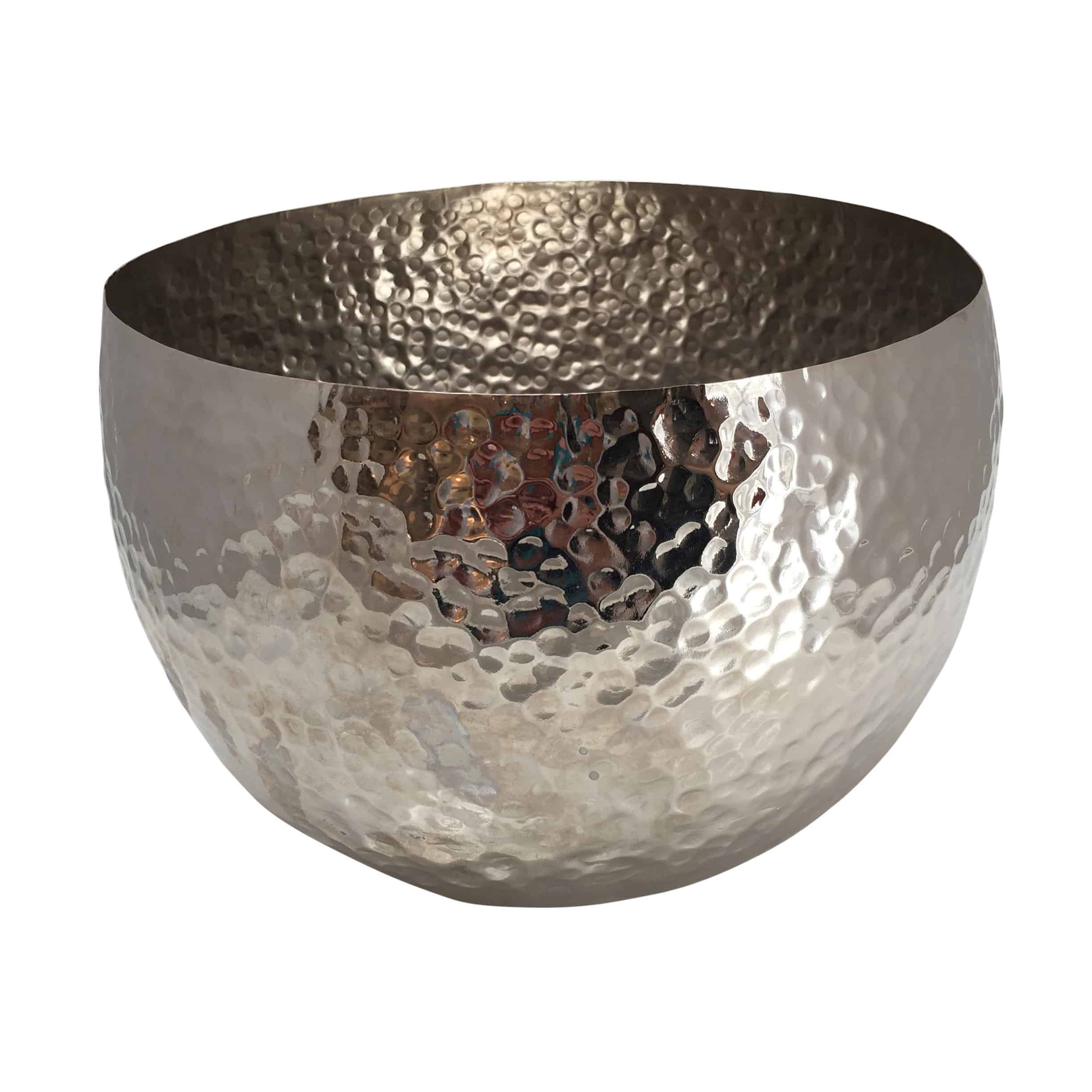 Hammered Plated Brass Bowl Cabana Home