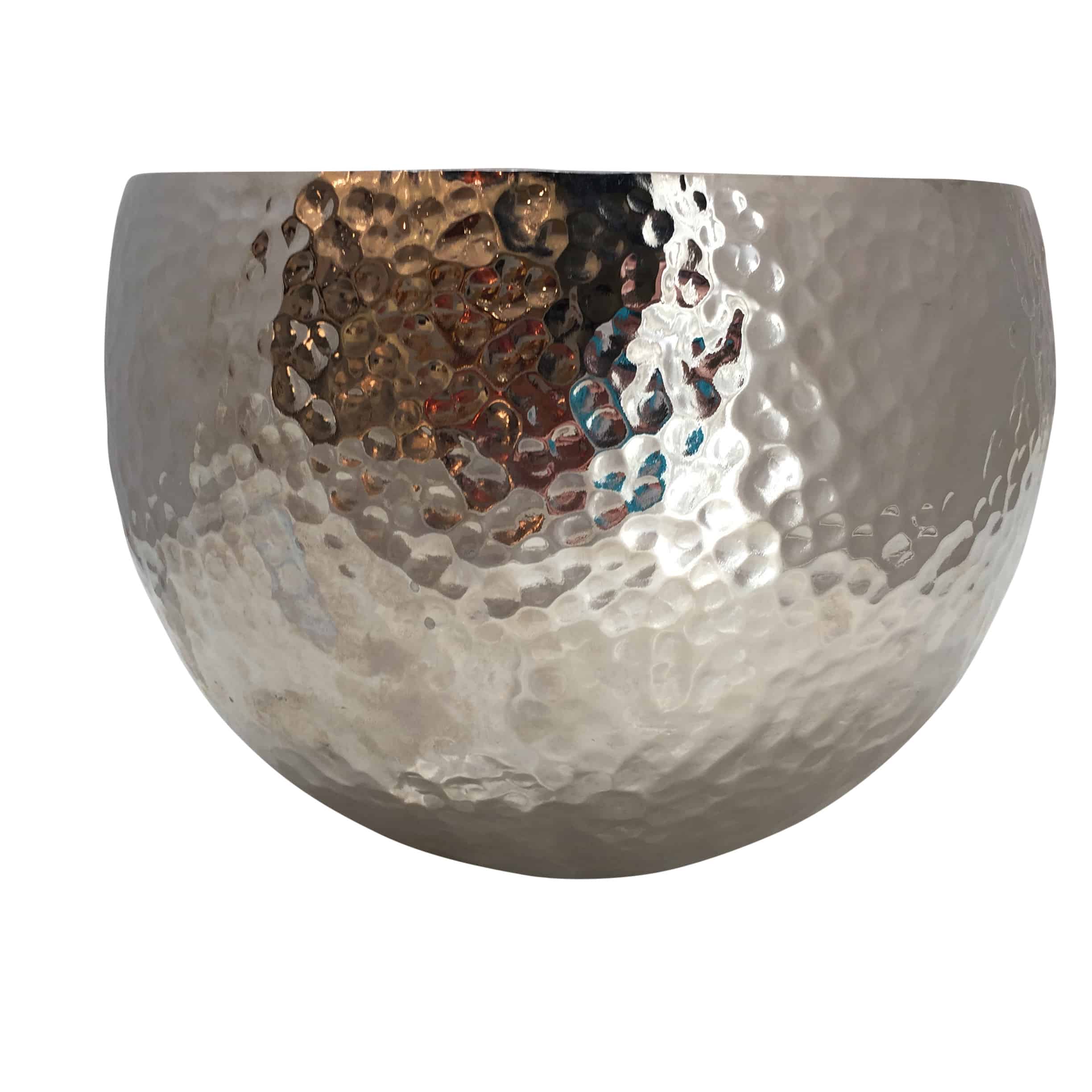 Hammered Plated Brass Bowl Cabana Home