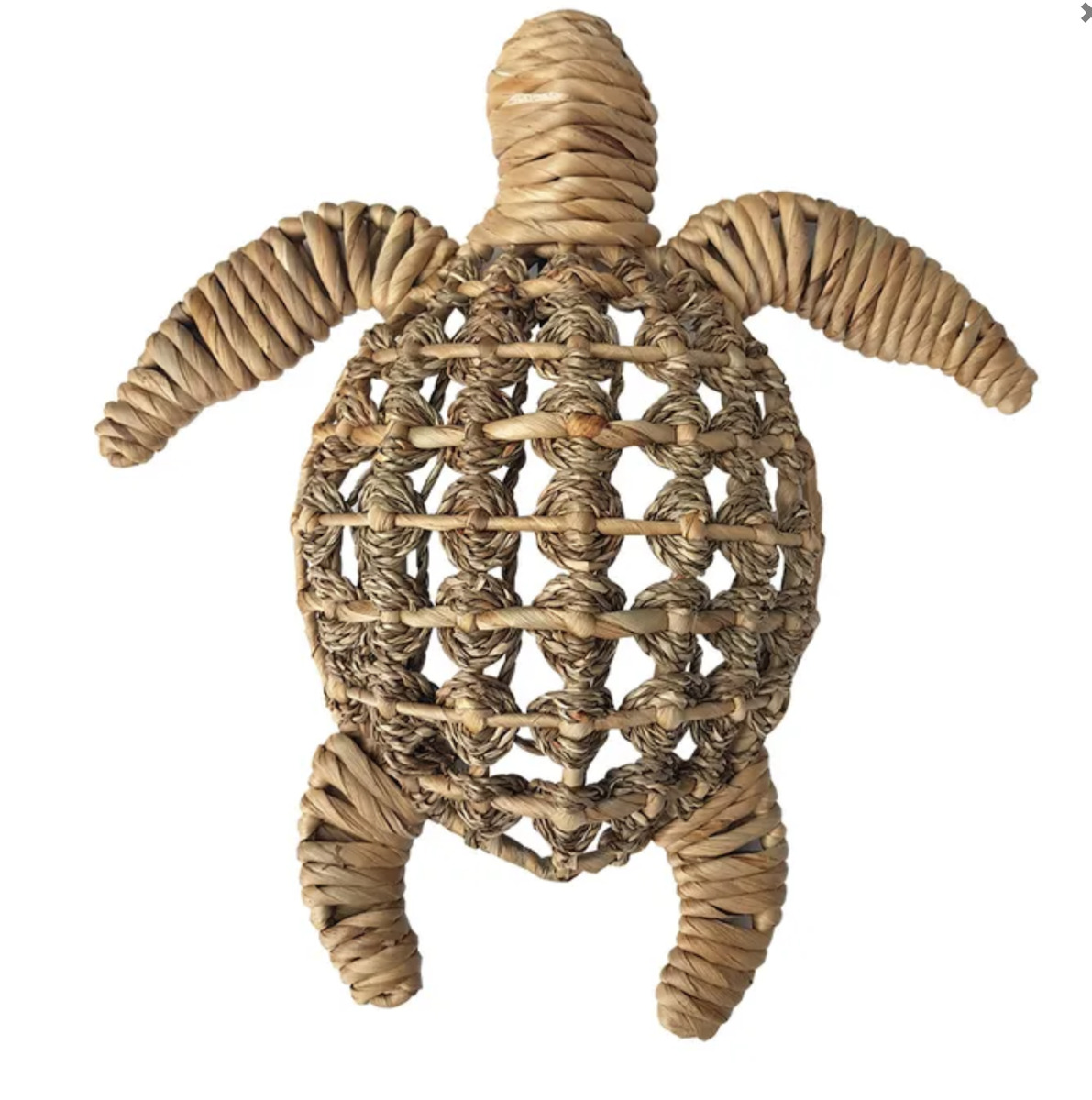Turtle Woven Wall Hanging Cabana Style