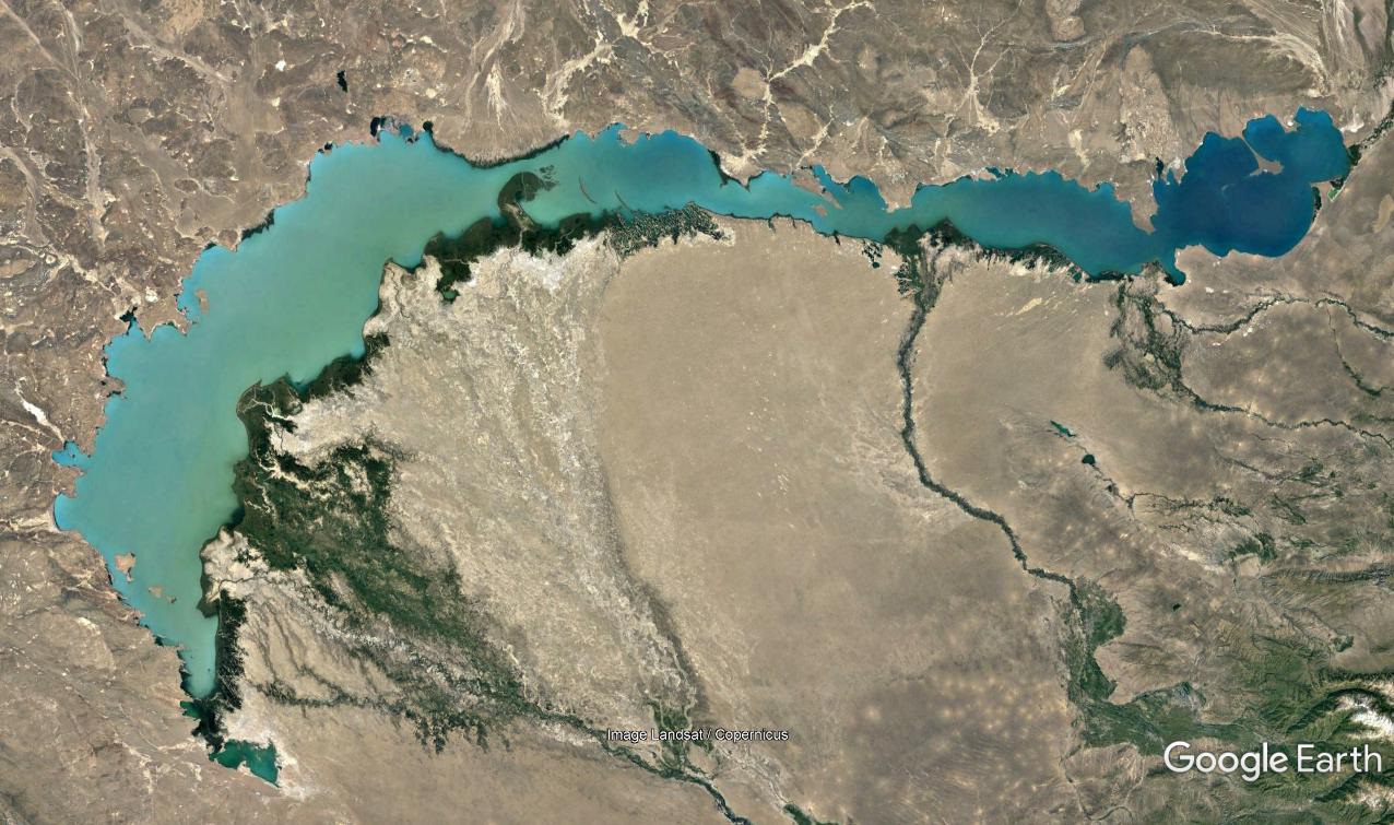 Lake Balkhash World Map