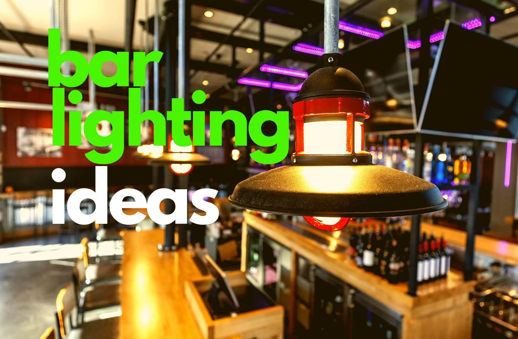 BAR LIGHTING FOR BAR DESIGN AND WHERE TO PURCHASE