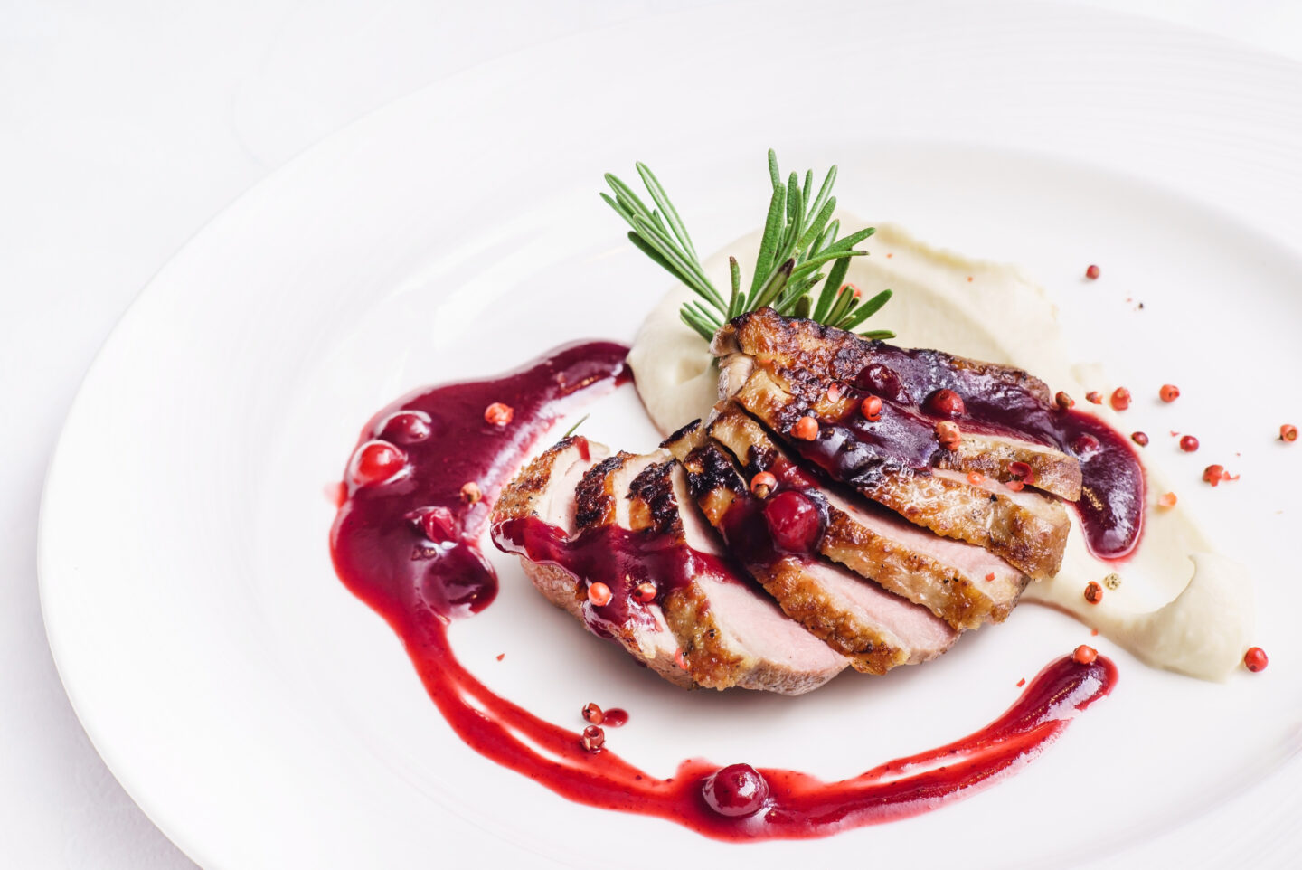 PanSeared Duck Breasts with Cherry Pinot Noir Sauce CABBI
