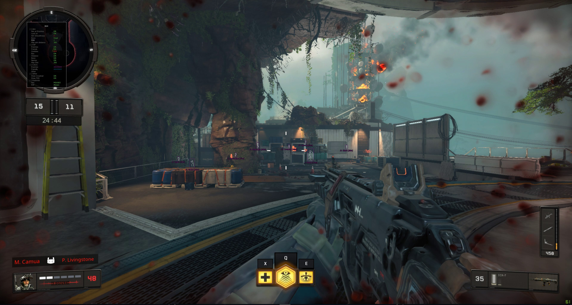 Call of Duty Black Ops 4 Hack ESP / Aimbot / Others released unnoticed