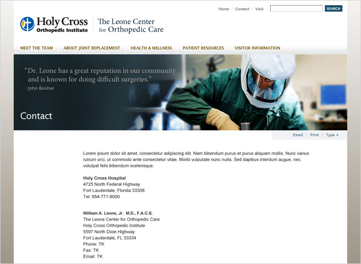 Cabengo » Holy Cross Hospital