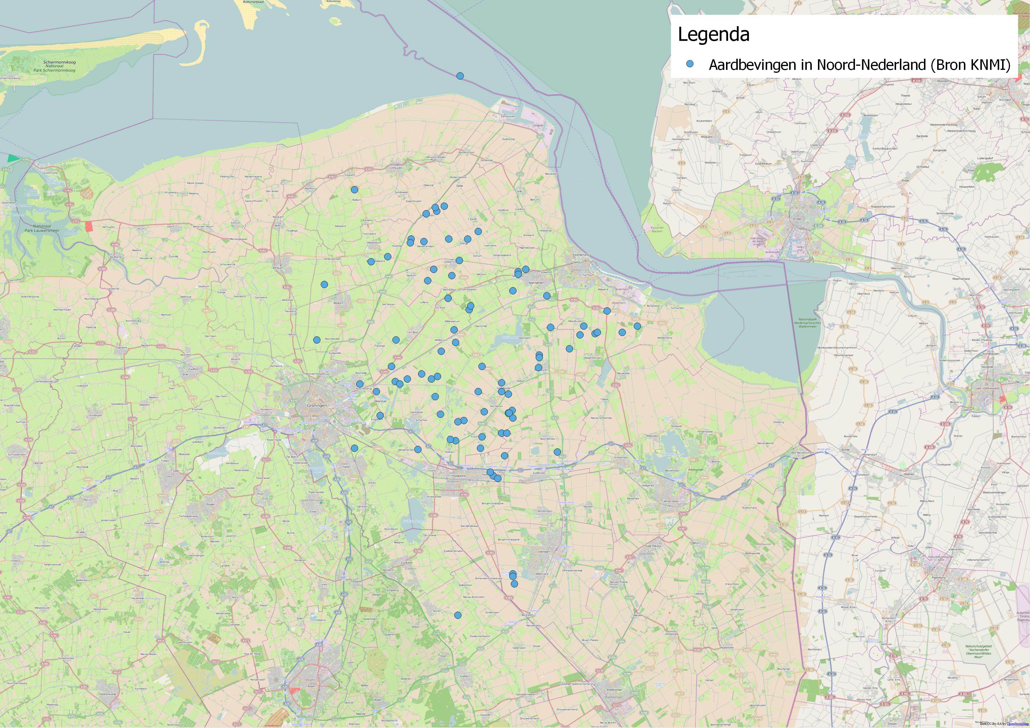 Kaart Aardbevingsgebied Groningen Met Aardbevingen als “fact of life”