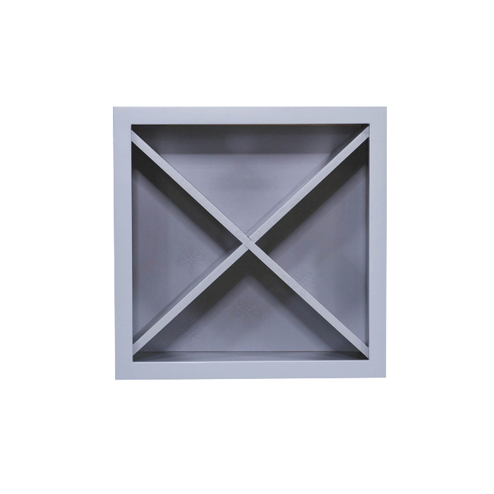 Boston Shaker Wall Wine Rack X W18" H18" D12" ASAP