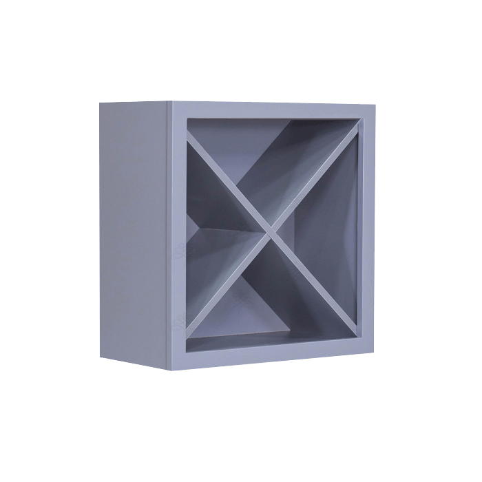 Boston Shaker Wall Wine Rack X W18" H18" D12" ASAP