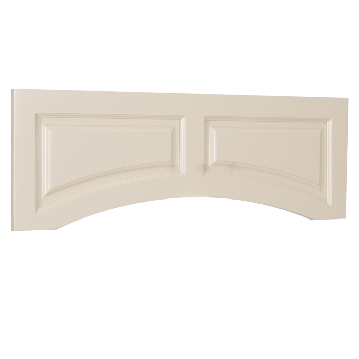 Hampton Creamy White Finish Valance W42" H12" D3/4" ASAP