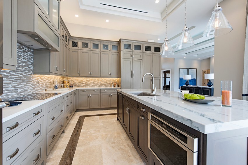 Sarasota Contemporary Gray Kitchen CD
