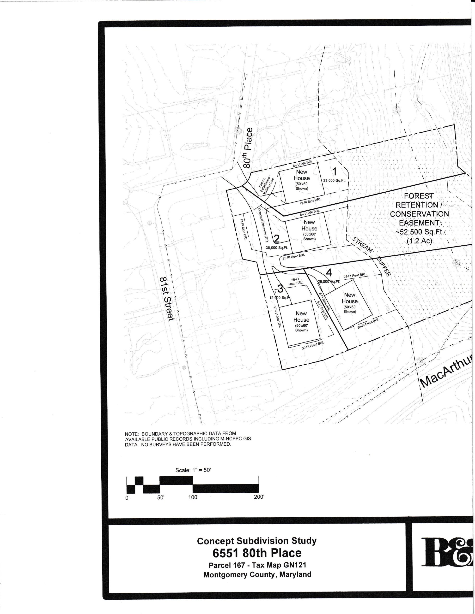 Plans for Development in Cabin John Move Forward Community of Cabin