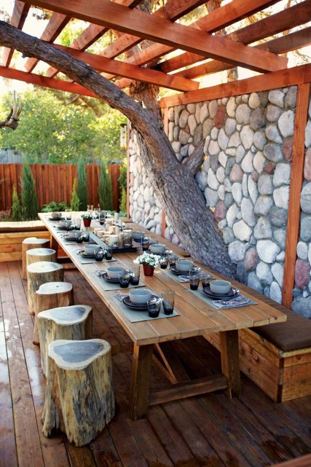 15 Rustic Ideas for your Outdoor Space Cabin Obsession