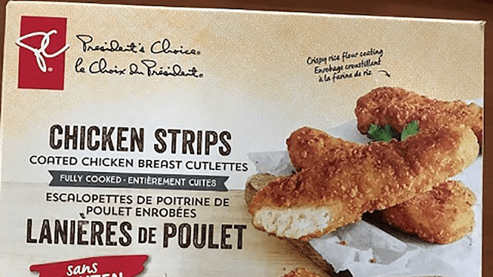 President’s Choice glutenfree chicken strips recalled Cabin Radio