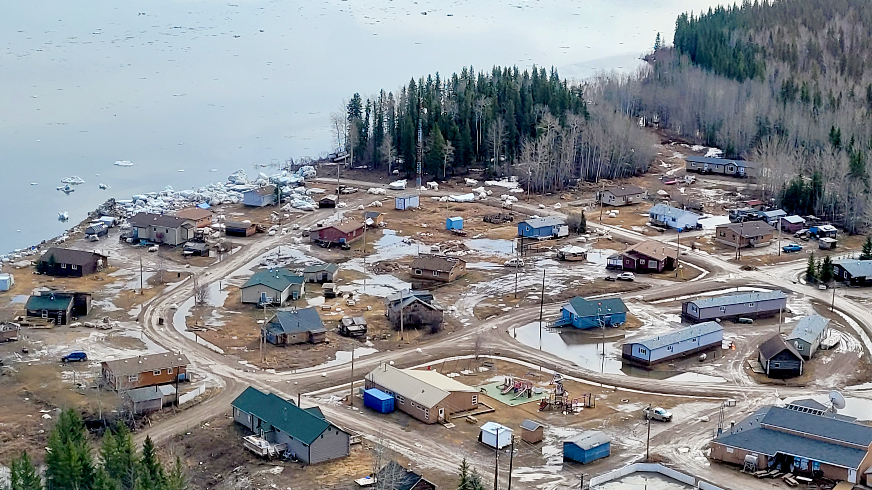 Dozens remain away from Jean Marie River as damage is assessed
