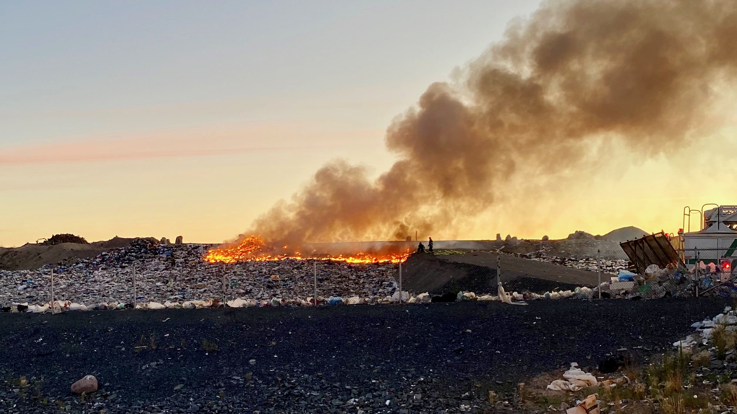 Batteries starting fires at Yellowknife’s landfill, city says