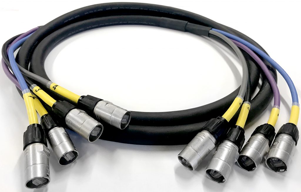 4 Channel CAT6A etherCON Snake Cable Cable Factory