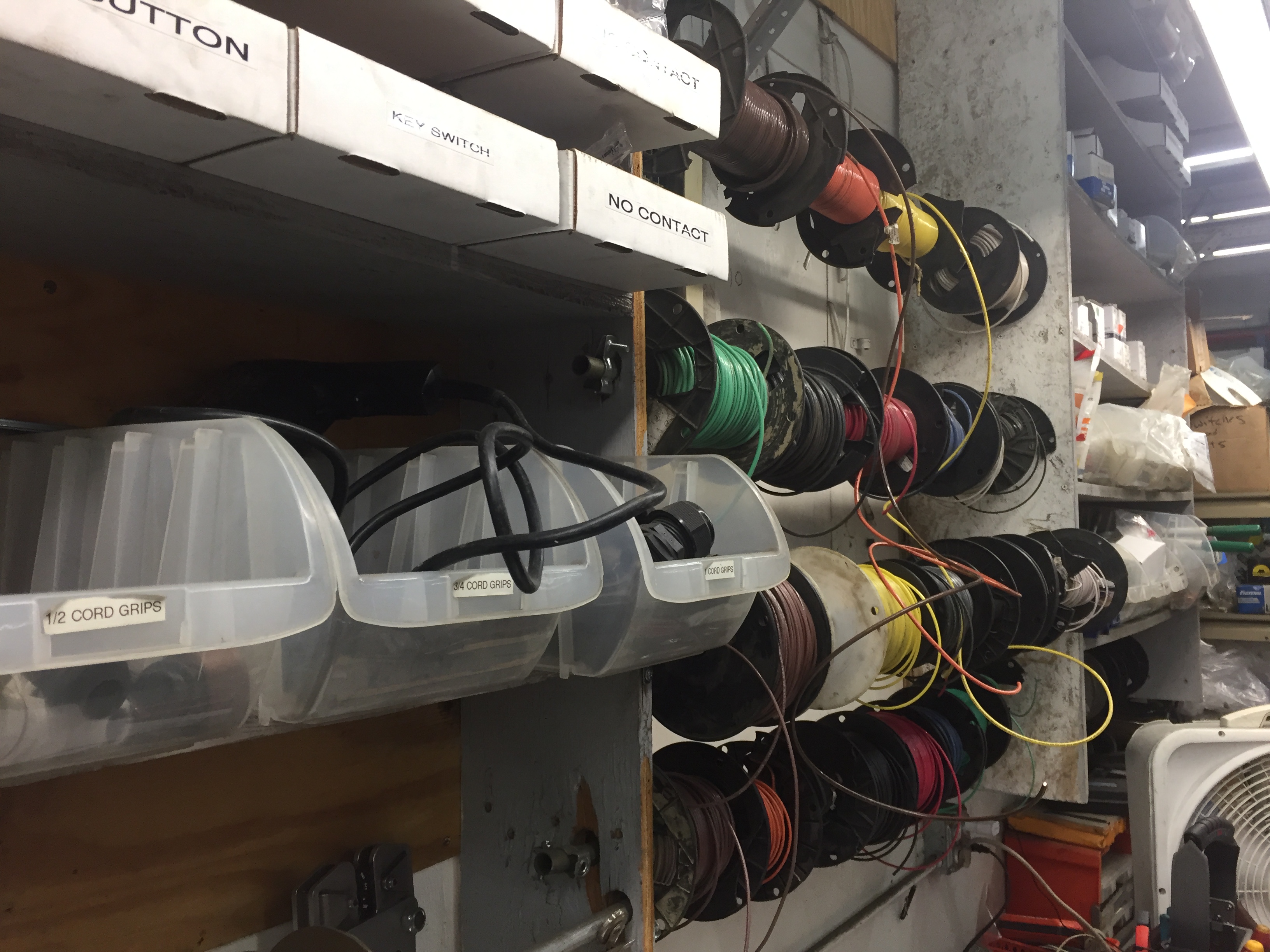 Recycling Equipment Servicing Cable Management