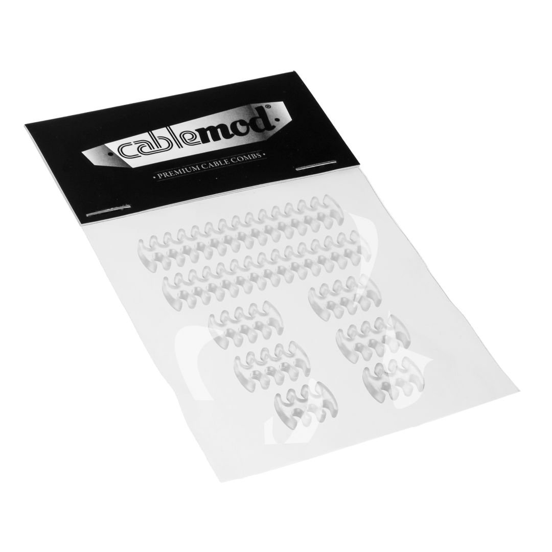 CableMod SESeries ModFlex™ Basic Cable Comb Kit Transparent CableMod