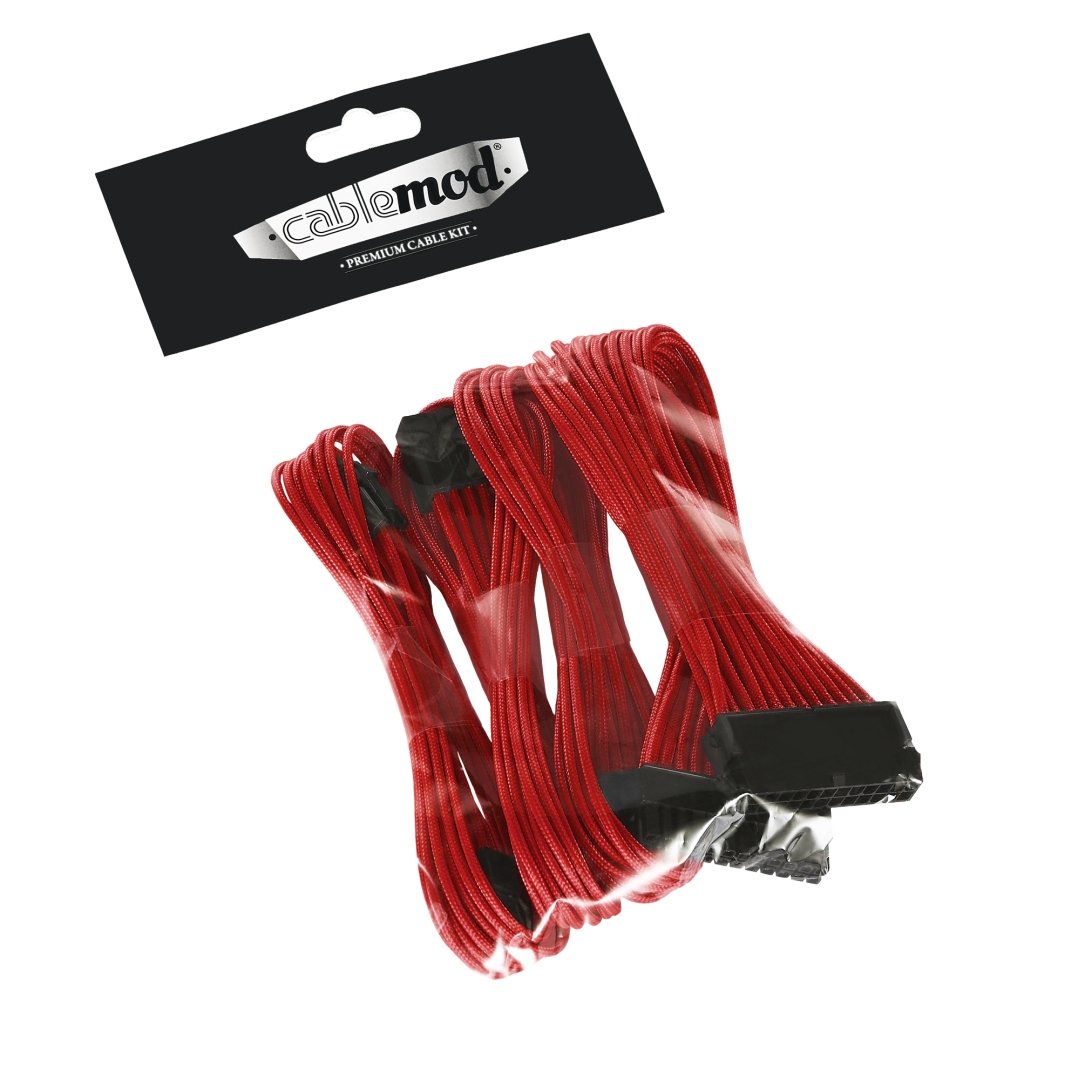 CableMod Basic Cable Extension Kit 8+6 Pin Series RED CableMod