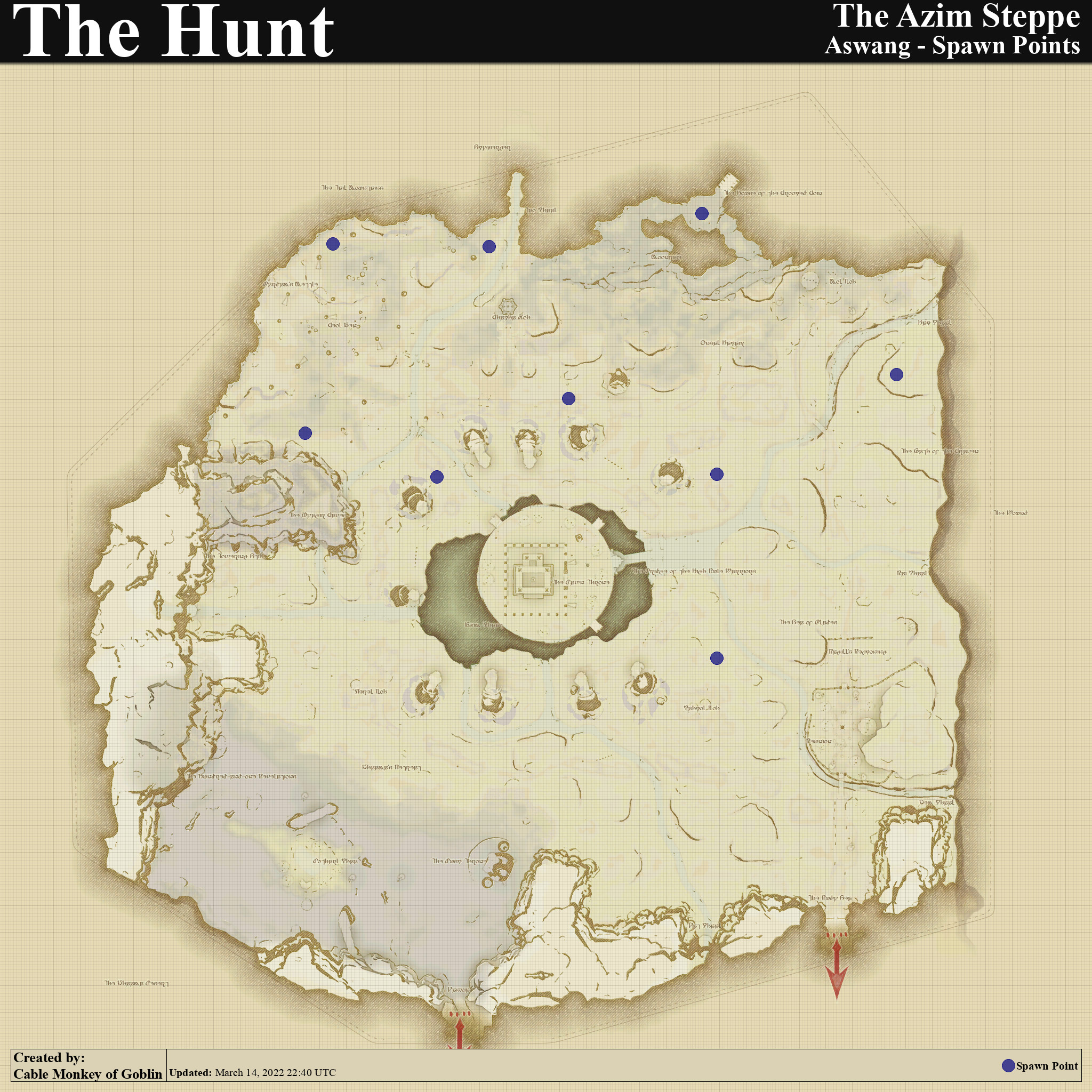 Cable Monkey's Hunt Maps