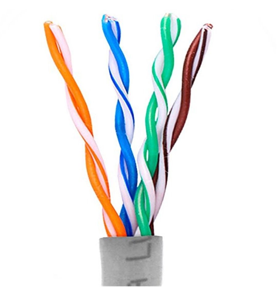 100Ft Cat5e Plenum UTP Bulk Copper Cable Cables4sure Direct Network LLC