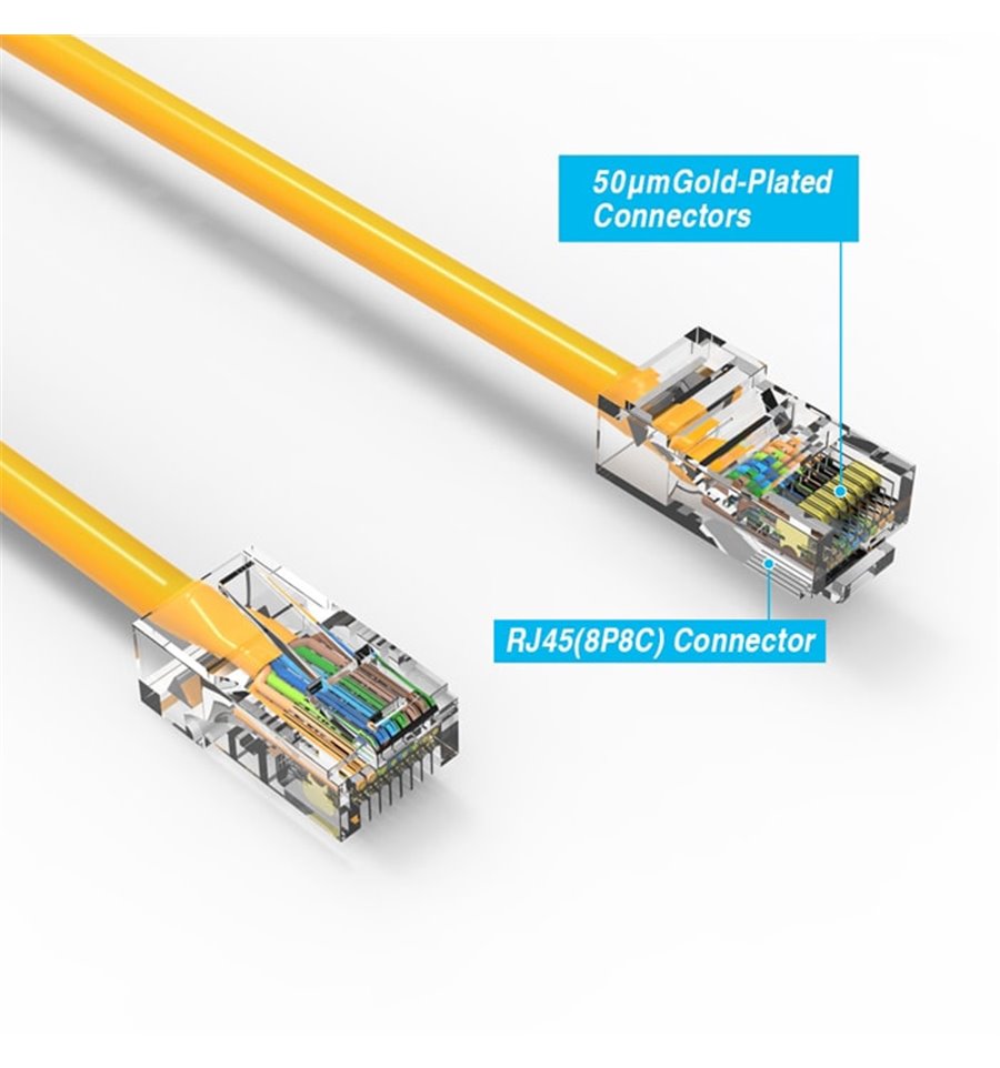 50Ft Cat5e Plenum Cable Yellow Cables4sure Direct Network LLC