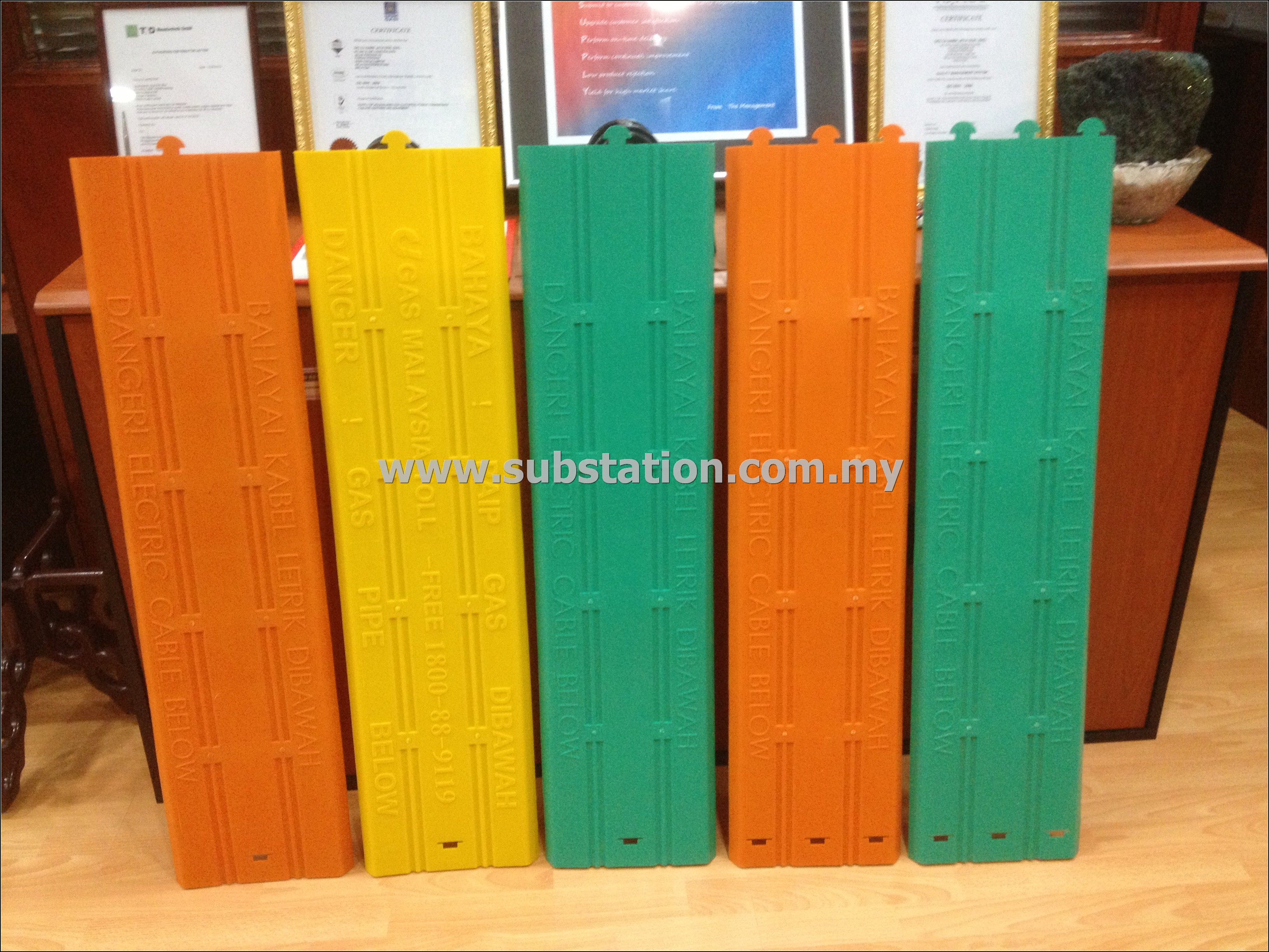 Protection Cable Slabs for Instrument Cables