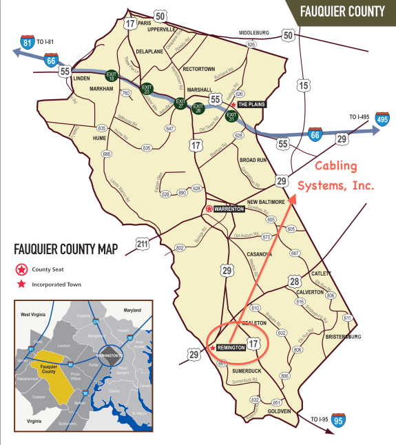 Security Systems Fauquier VA Cabling Systems, Inc.