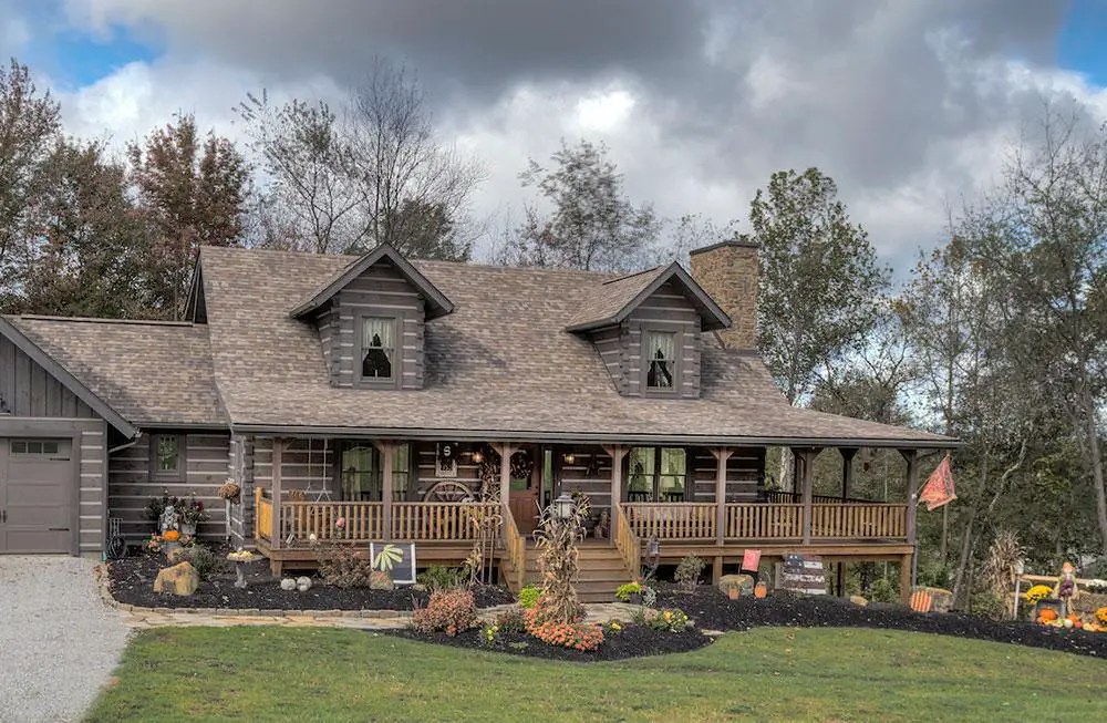 Step Inside The Most Beautiful Log Home in Pennsylvania!