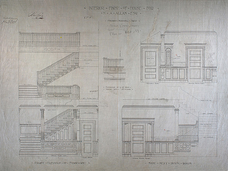 2" Details of Interior Finish of House