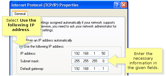 Linksys Official Support Assigning a static IP address on a wired