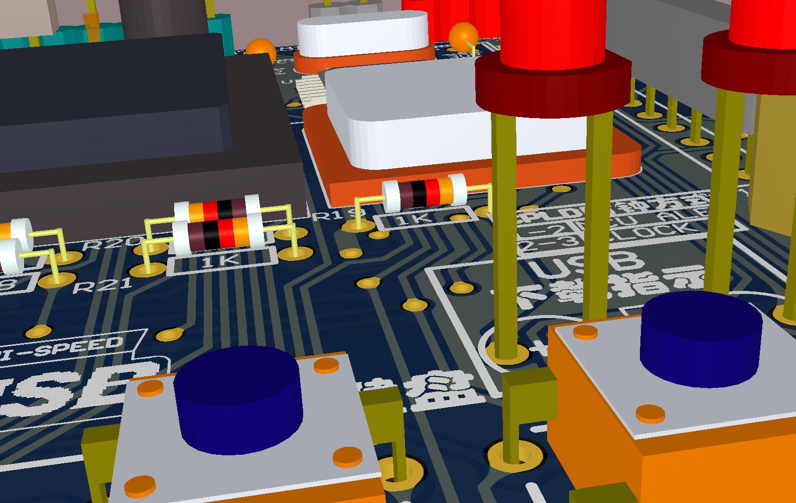 发几个Altium Designer Winter 09做的电路板3D图片和3D模型的制作方法 (amoBBS 阿莫电子论坛)
