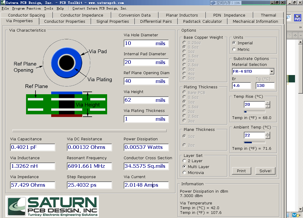 Saturn PCB Design Toolkit，俺见过的最好的计算器。 第3页 (amoBBS 阿莫电子论坛)