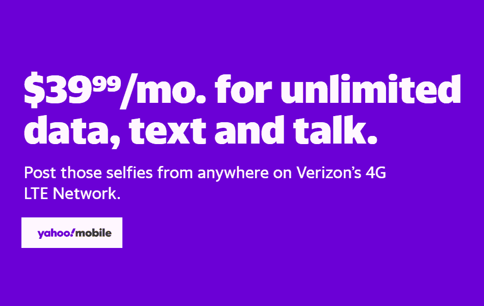 Yahoo Mobile Plans & Customer Service Information