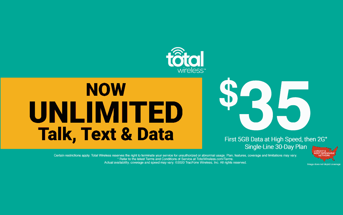Total Wireless Makes A Long Overdue Change, All Plans Now Include Unlimited 2G Data
