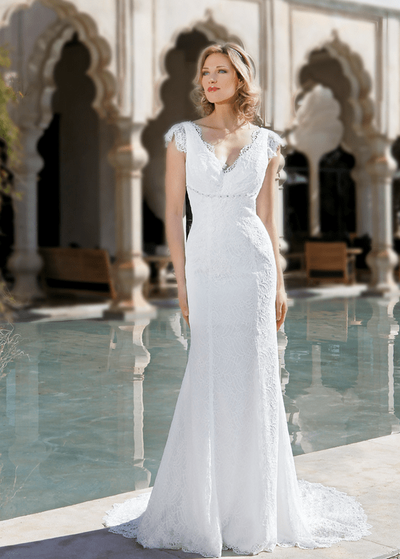 Robe à la mode Robe mariage pour petite femme
