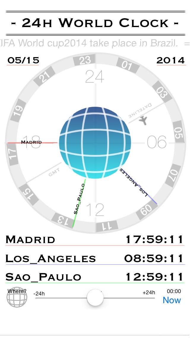 24h WorldClock iPhone・Android対応のスマホアプリ探すなら.Apps