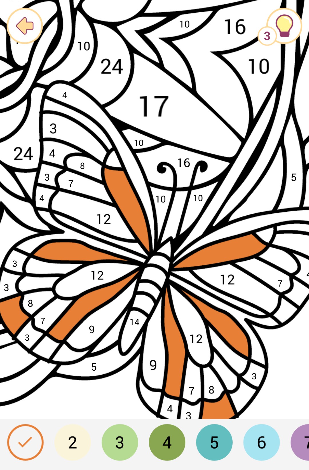 数字で塗り絵 大人用 数字で色ぬりのレビューと遊び方 iPhone/Androidスマホアプリ ドット